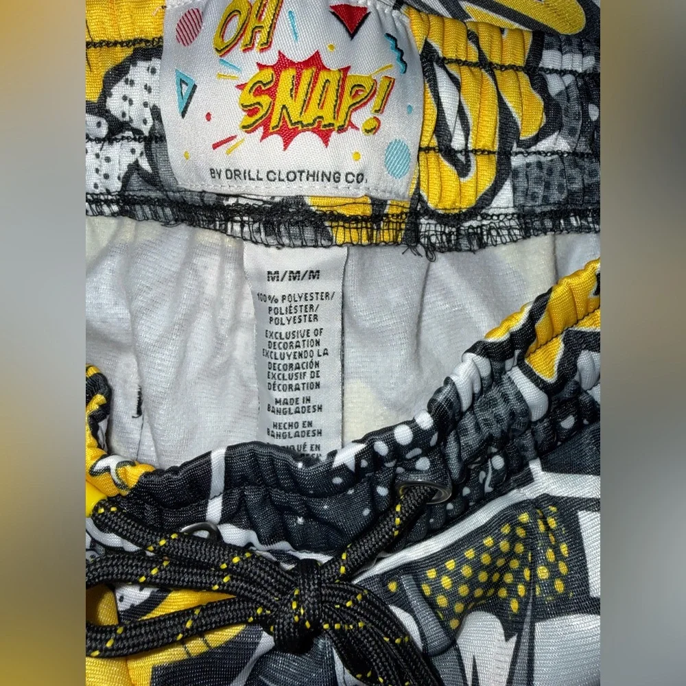 💥NWT! Comic Print Unisex Jogger Pants